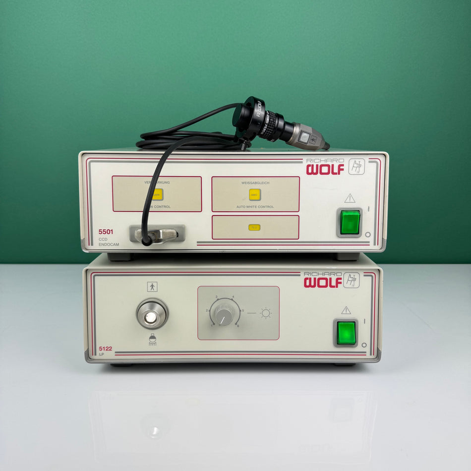 Richard Wolf 5501 CCD Endocam Endoskopie System + Kamera + 5122 Kaltlichtquelle