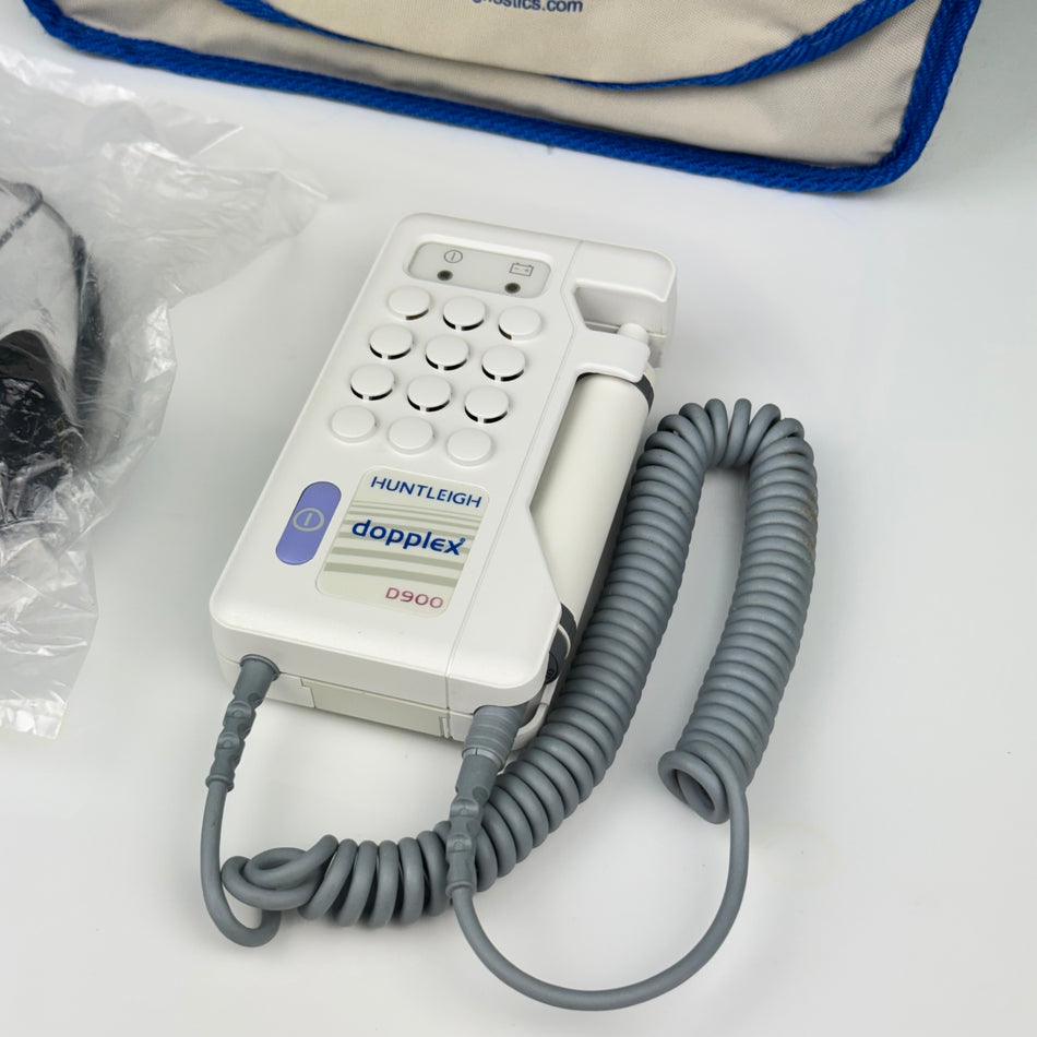 HUNTLEIGH Dopplex D900 Gefäßdoppler + 8MHz Sonde + Kopfhörer