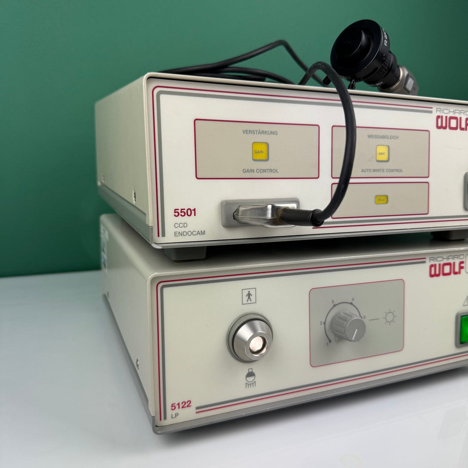 Richard Wolf 5501 CCD Endocam Endoskopie System + Kamera + 5122 Kaltlichtquelle