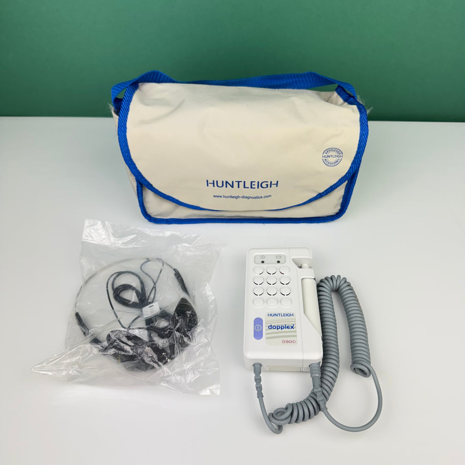HUNTLEIGH Dopplex D900 Gefäßdoppler + 8MHz Sonde + Kopfhörer