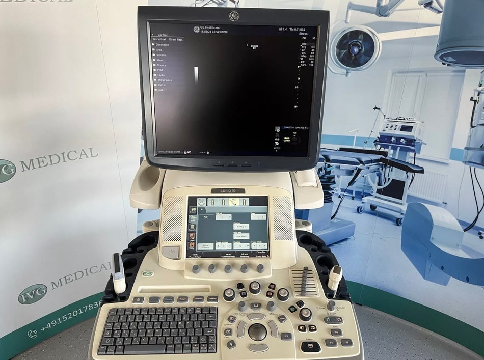 GE Logiq E9 Ultraschallgerät + 2 Sonden