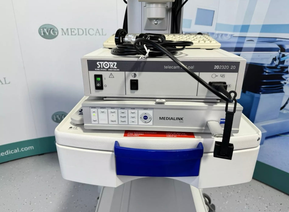 Storz Telecam DX Pal Laparoskopie System + Zeiss Medilive Trio, Medialink 100