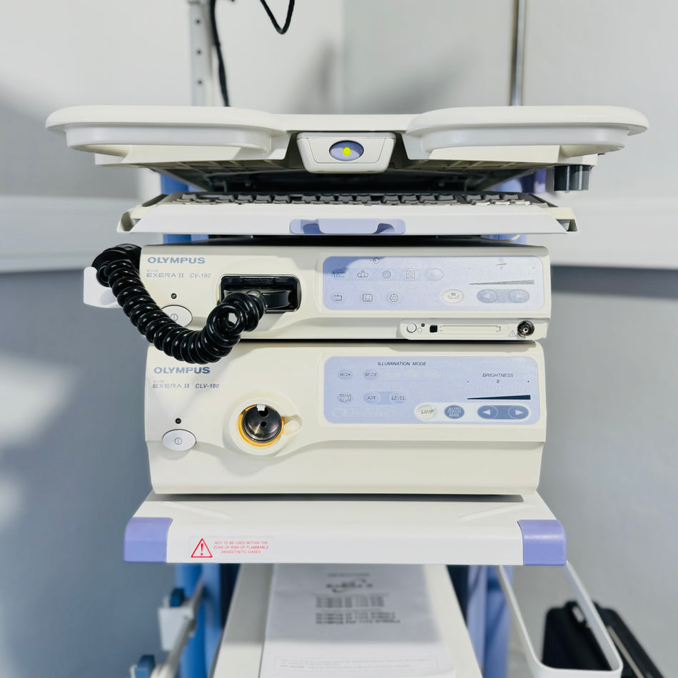 Olympus 180 Endoskopie System, CV-180, CLV-180, CF-H180AI, MAJ-1430, UHI 3